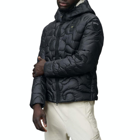 Blauer Piumino corto Piumino Uomo corto Hamlet Nero A24 - BLAUERBLUC02010006943 - 999 - XXL - Francavilla Moda
